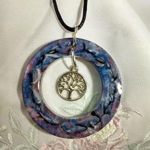 Price Drop! Handmade pendant with charm